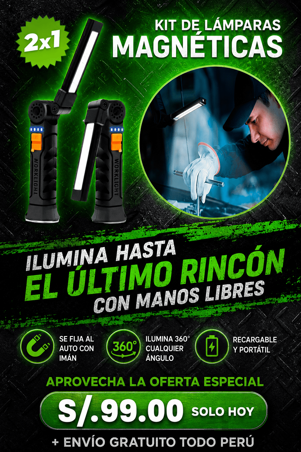 KIT LAMPARA MAGNETICA