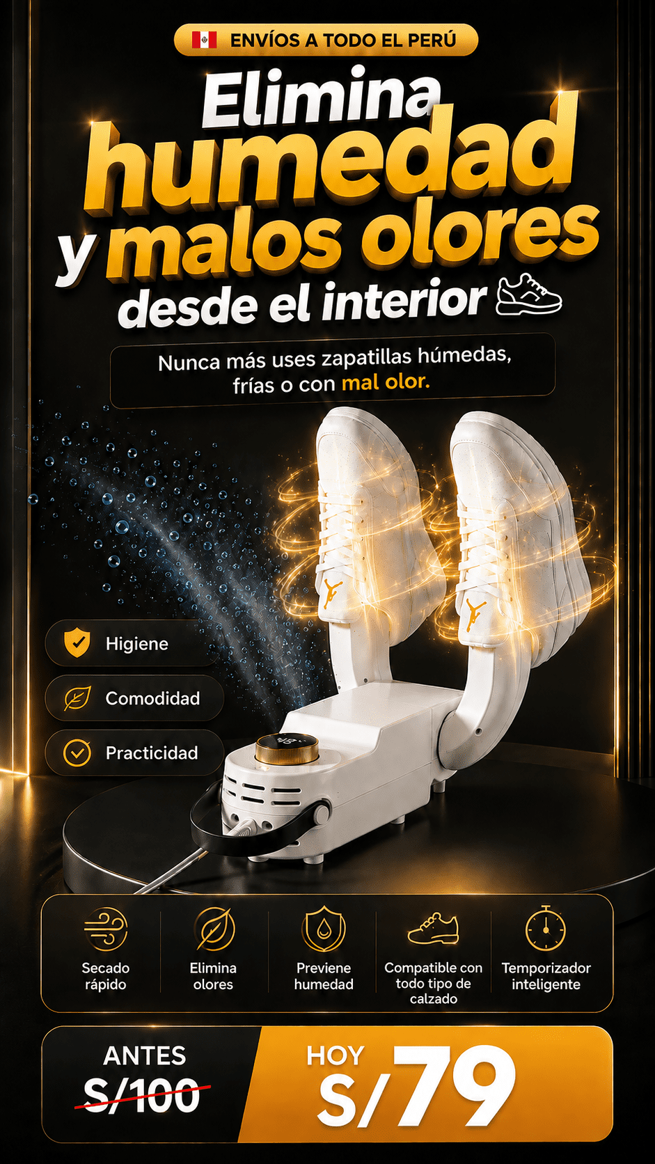 Secador de Zapatilla